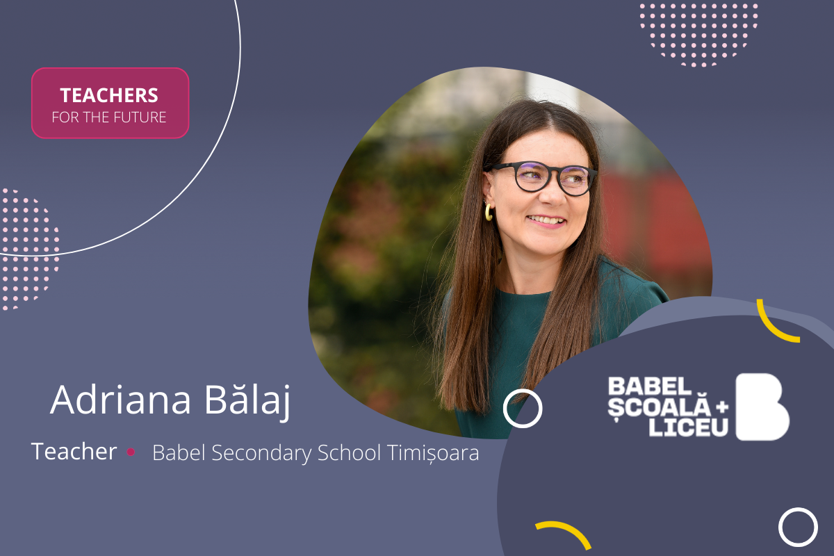 Adriana Bălaj, Babel School teachers for the future