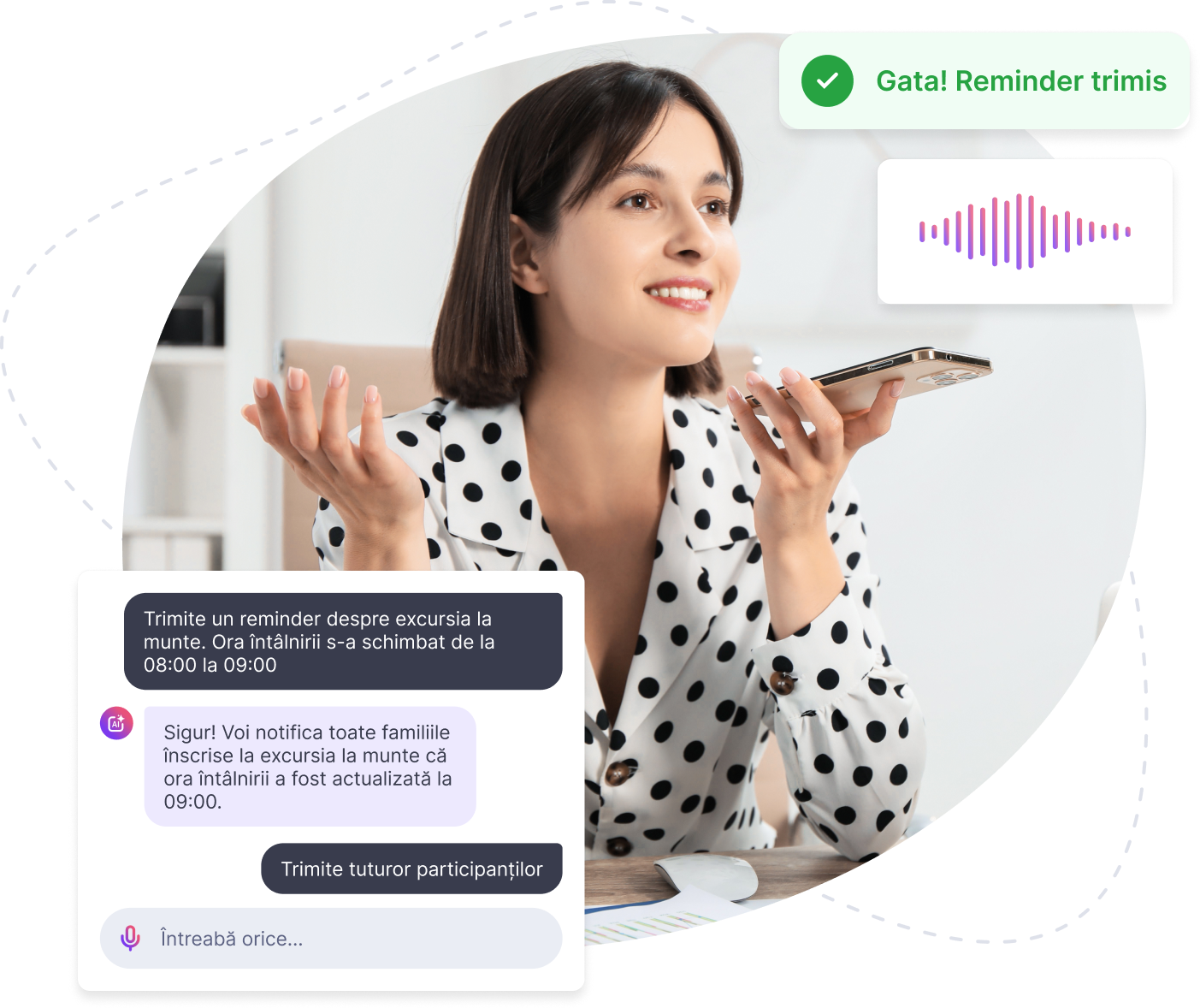 An assistant you can talk to