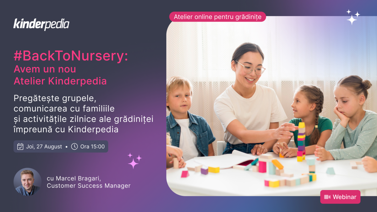 Atelier Kinderpedia pentru grădinițe