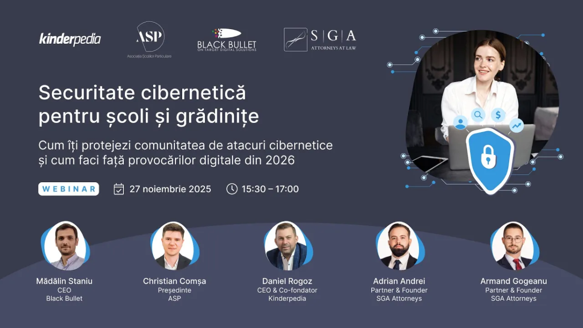 Securitate cibernetică pentru școli și grădinițe