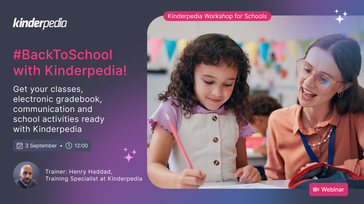 Workshop Back To School with Kinderpedia