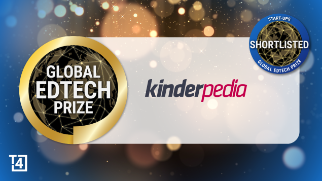 A Kinderpedia integra a lista Top 25 do Global EdTech Prize 2026.
