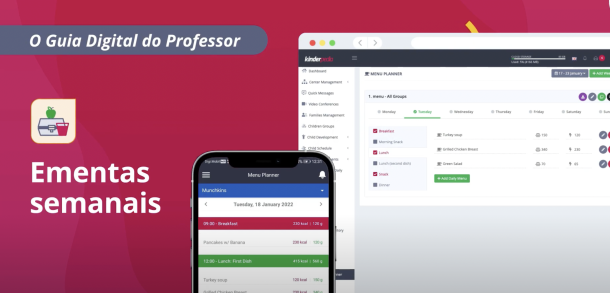 Tutorial 10 | Gestao de Ementa da Kinderpedia