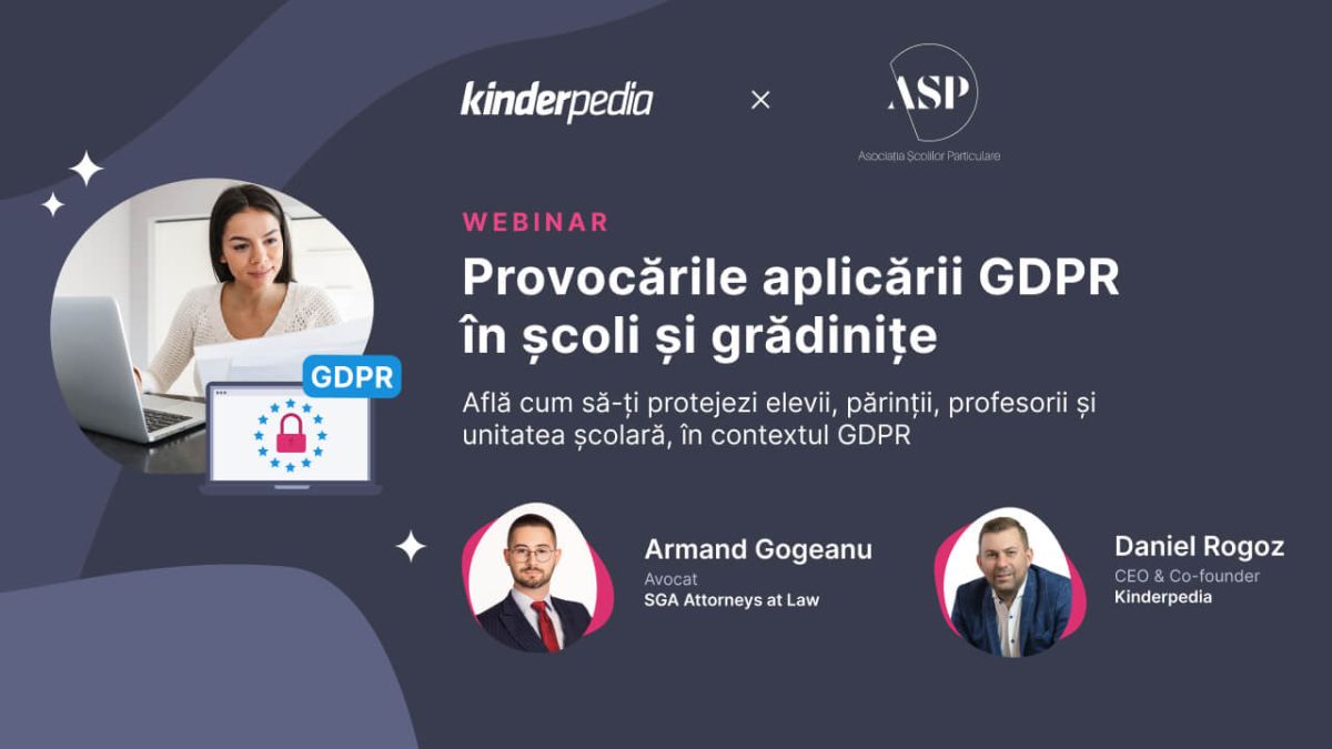 Provocările aplicării GDPR în școli și grădinițe
