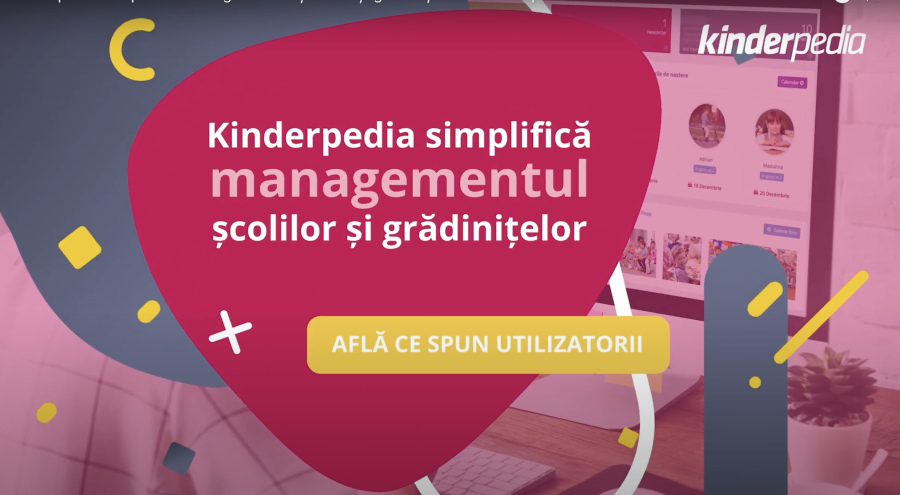 Kinderpedia simplifica managementul scolilor si gradinitelor