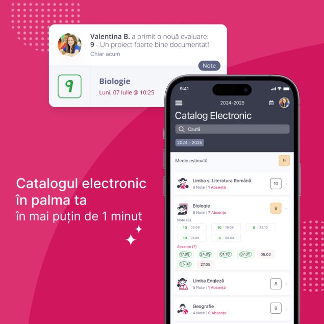 catalog electronic scolar